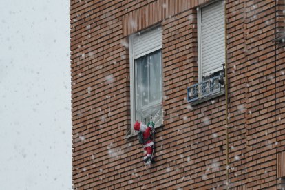 Nieve en Ponferrada.