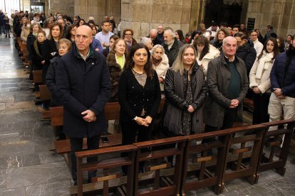 Bendición de San Antón a los animales en la plaza de San Marcelo en León.