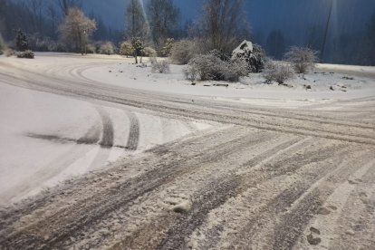 Nieve en Villablino.