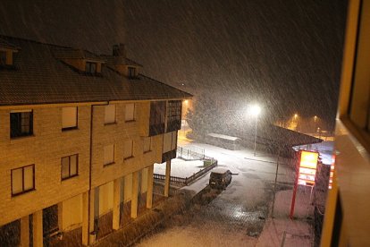 Nieve caída en Riaño.
