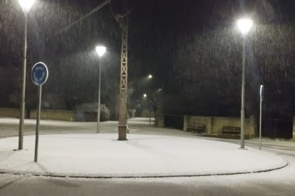 Nieve en Cistierna.