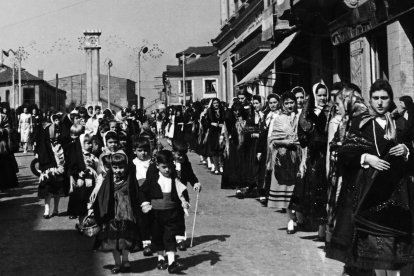 Procesión de la Virgen de La Encina en Ponferrada.
