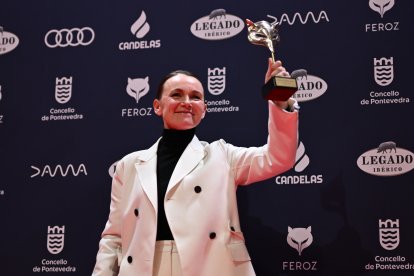 La actriz Nagore Aramburu gana el Feroz a la mejor actriz protagonista en serie por