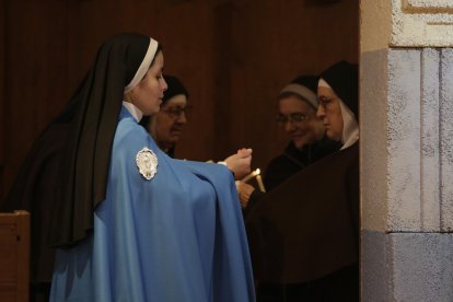 Bendición candelas y acto seguido una pequeña peregrinación.