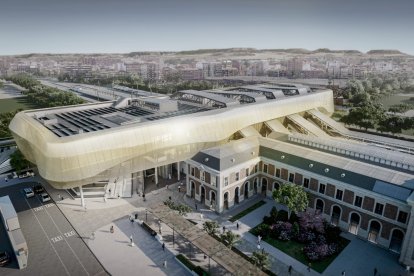 Imagen de la futura estación de tren de Valladolid Campo Grande.