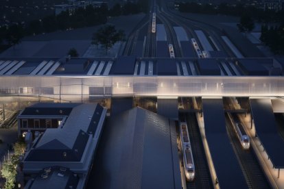 Imagen de la futura estación de tren de Valladolid Campo Grande.