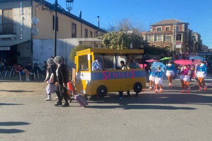 Participantes en el desfile organizado por el Ayuntamiento de Toral.