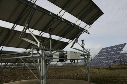 Paneles de energía solar.