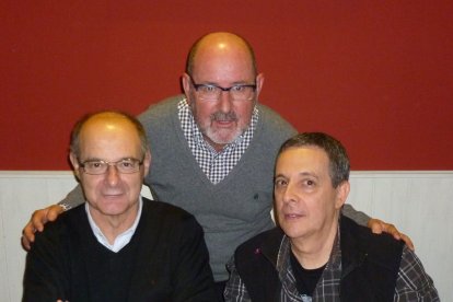 Vicente 'Tito' Fernández, José Antonio Balboa y Miguel 'Jota' García González