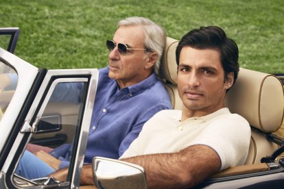 El piloto de 'rallies' Carlos Sainz (i) y su hijo Carlos (d). EFE/ Hackett 