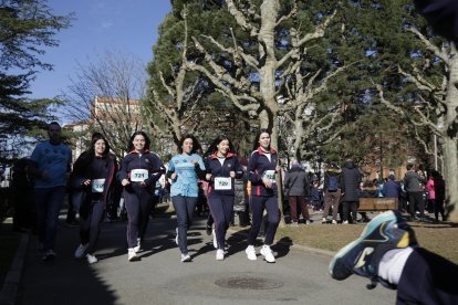 Un momento de la carrera solidaria.
