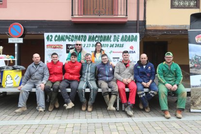 Entrega de premios del Campeonato Nacional de Arada en Mansilla de las Mulas.