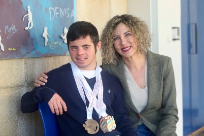 Pablo Rodríguez, nadador leonés.