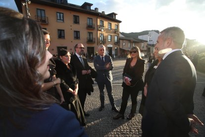 Asistentes a la jornada de inauguración del evento, con la puesta de largo de la nueva colección de Silvia Fernández.