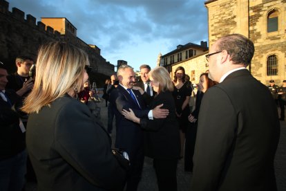 Asistentes a la jornada de inauguración del evento, con la puesta de largo de la nueva colección de Silvia Fernández.