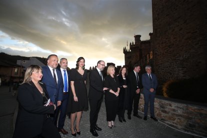 Asistentes a la jornada de inauguración del evento, con la puesta de largo de la nueva colección de Silvia Fernández.