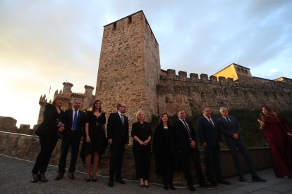 Asistentes a la jornada de inauguración del evento, con la puesta de largo de la nueva colección de Silvia Fernández.