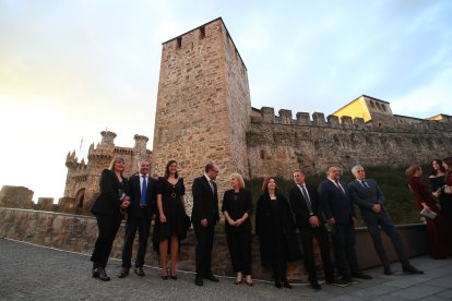 Asistentes a la jornada de inauguración del evento, con la puesta de largo de la nueva colección de Silvia Fernández.