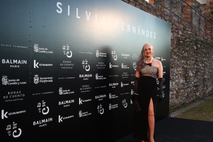 Asistentes a la jornada de inauguración del evento, con la puesta de largo de la nueva colección de Silvia Fernández.