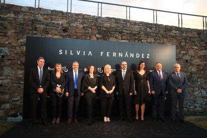 Asistentes a la jornada de inauguración del evento, con la puesta de largo de la nueva colección de Silvia Fernández.
