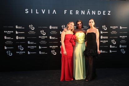 Asistentes a la jornada de inauguración del evento, con la puesta de largo de la nueva colección de Silvia Fernández.