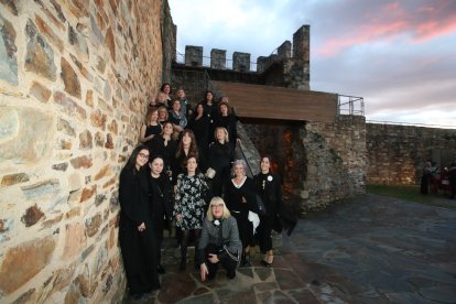 Asistentes a la jornada de inauguración del evento, con la puesta de largo de la nueva colección de Silvia Fernández.