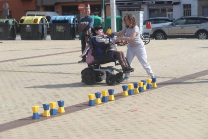 Una de las actividades de deporte adaptado.