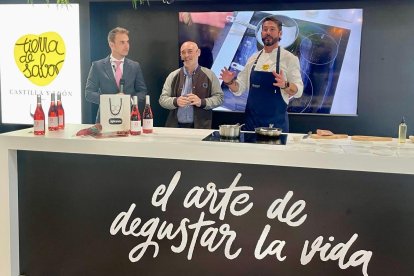 Un momento del Showcooking en el que participó la DO León.