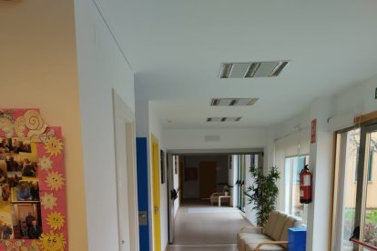 Interior de la residencia de Castrocontrigo.