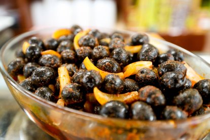 Aceitunas al estilo León de El Serranillo.
