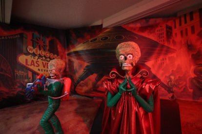 Piezas y escenografías del proyecto expositivo.