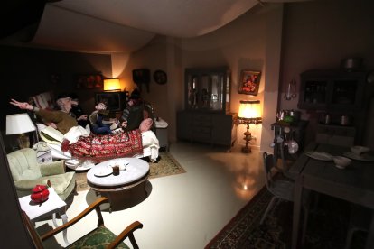 Piezas y escenografías del proyecto expositivo.