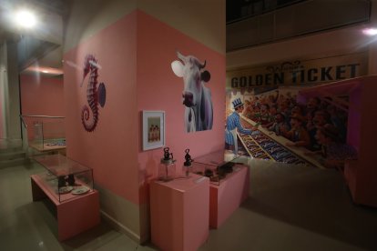 Piezas y escenografías del proyecto expositivo.