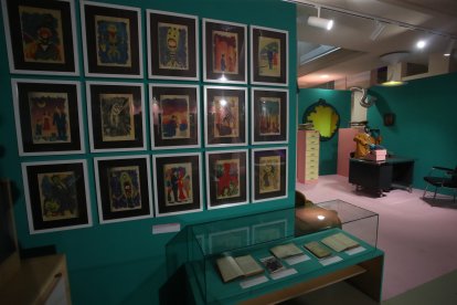 Piezas y escenografías del proyecto expositivo.