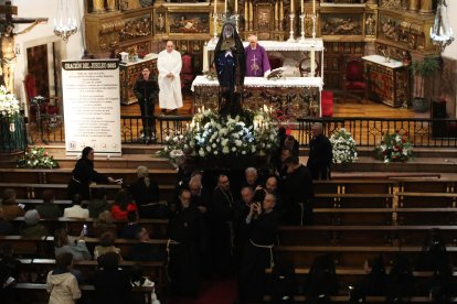 Los actos se celebraron en el interior de la Basílica de la Encina.