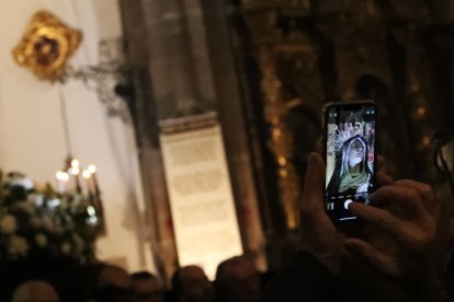Los actos se celebraron en el interior de la Basílica de la Encina.