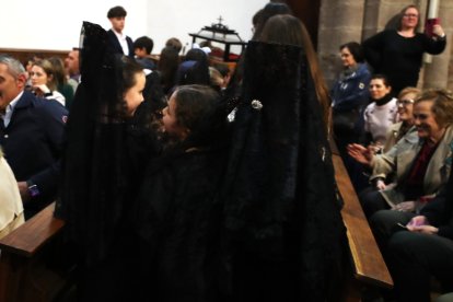 Miniprocesión de los más pequeños en Ponferrada.