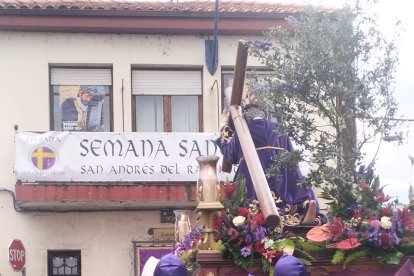 Procesión de las Tres Caídas en San Andrés del Rabanedo.