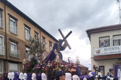 Procesión de las Tres Caídas en San Andrés del Rabanedo.