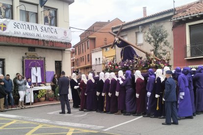 Procesión de las Tres Caídas en San Andrés del Rabanedo.
