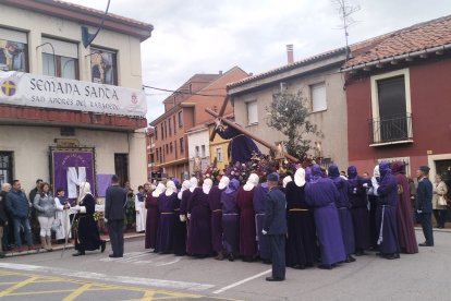 Procesión de las Tres Caídas en San Andrés del Rabanedo.