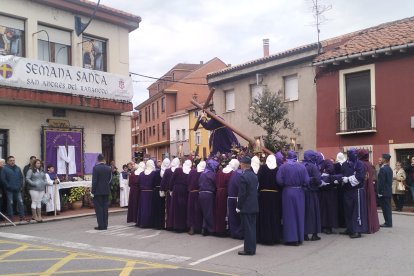 Procesión de las Tres Caídas en San Andrés del Rabanedo.