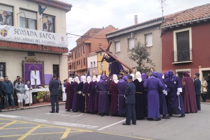 Procesión de las Tres Caídas en San Andrés del Rabanedo.