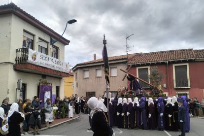 Procesión de las Tres Caídas en San Andrés del Rabanedo.