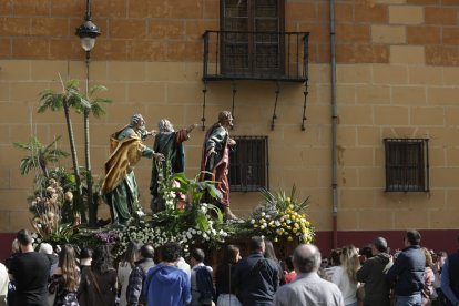 Procesión del Cristo del Gran Poder el Domingo de Ramos en León.