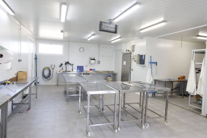 Una sala de investigación del Instituto de Ganadería de Montaña.