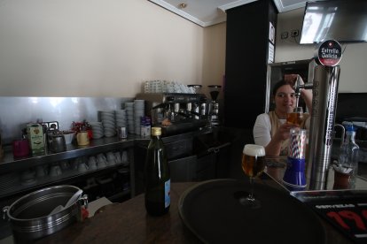 Las imágenes del apagón en la capital berciana.
