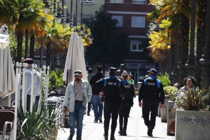 Las imágenes del apagón en la capital berciana.