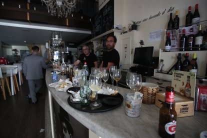 Las imágenes del apagón en la capital berciana.