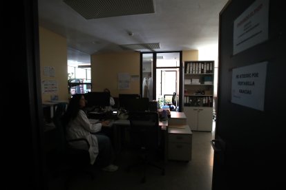 Las imágenes del apagón en la capital berciana.